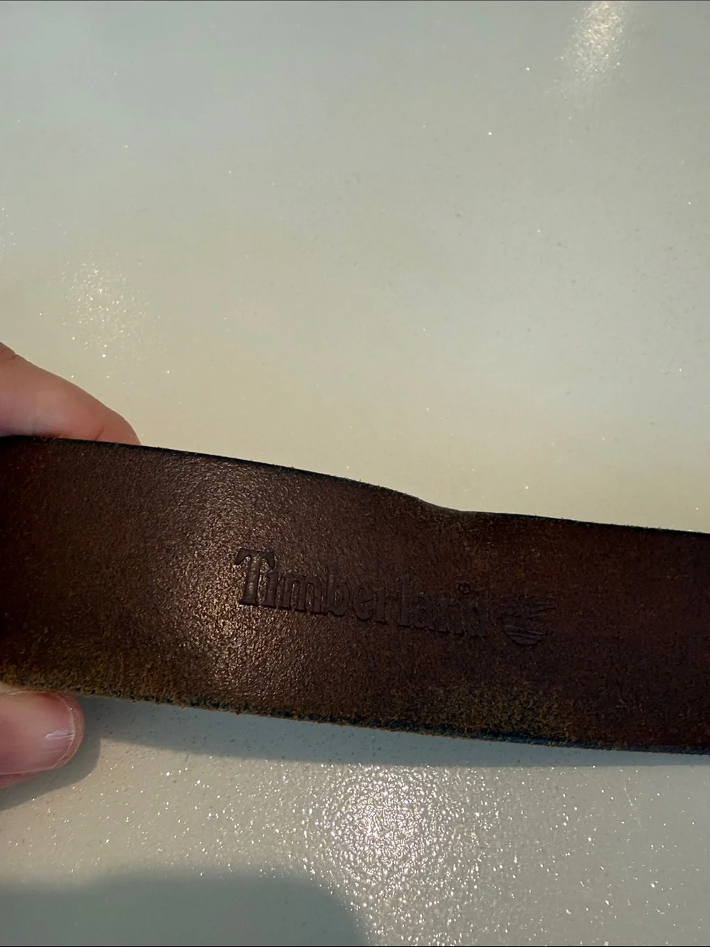 Timberlanf Classic Brown Leather Men's Belt size 40